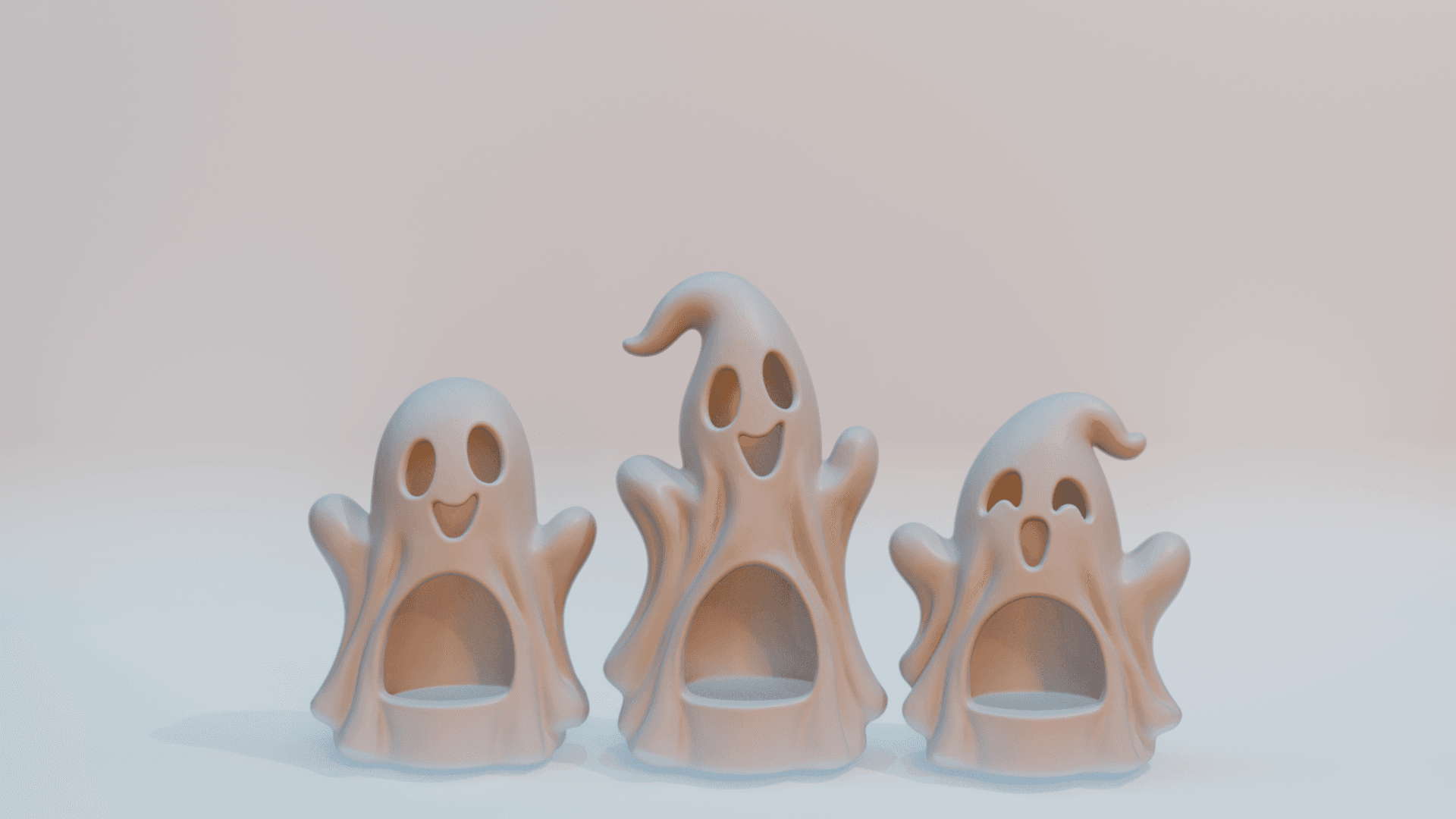 Halloween duhci za LED svečke (set 3)